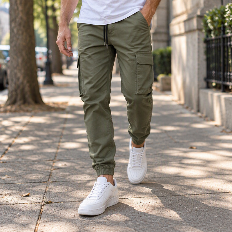 👖Heren Casual Outdoor Cargo Broek met Trekkoord