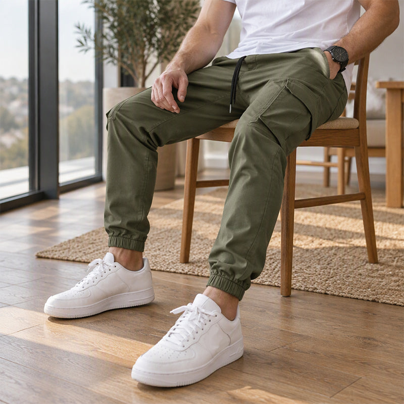 👖Heren Casual Outdoor Cargo Broek met Trekkoord