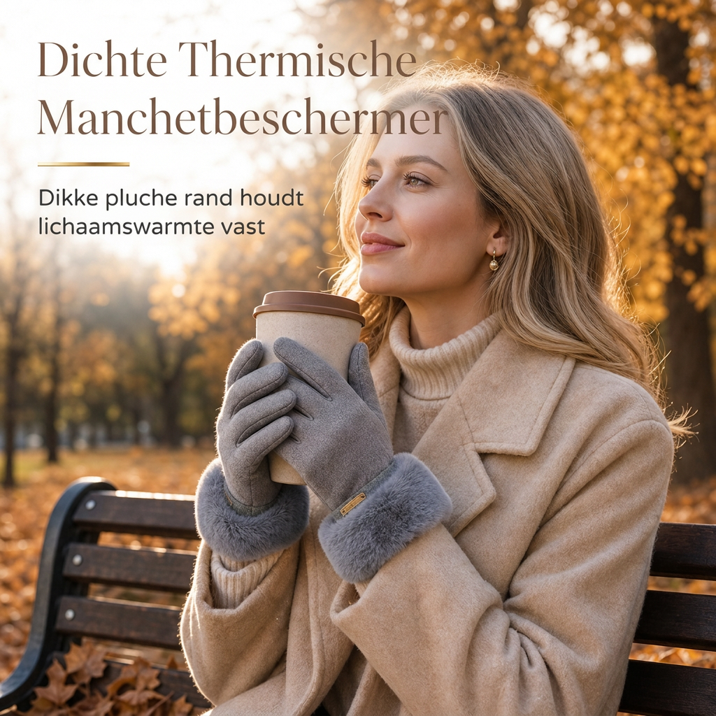 🔥Dames Winter Thermische Touchscreen Handschoenen Winddicht Warme Handschoenen voor Buitenfietsen en Autorijden