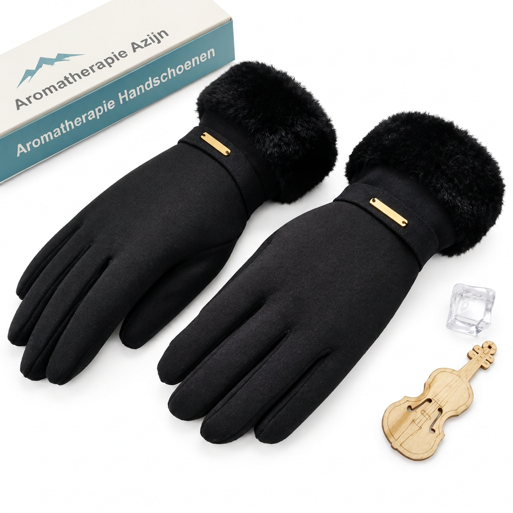 🔥Dames Winter Thermische Touchscreen Handschoenen Winddicht Warme Handschoenen voor Buitenfietsen en Autorijden