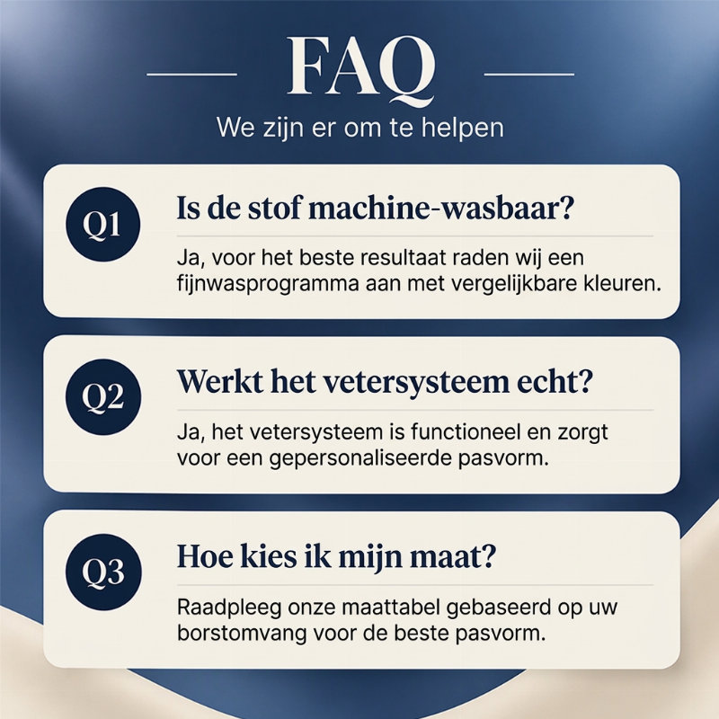 Dames fluwelen top met vetersluiting en nep-twee