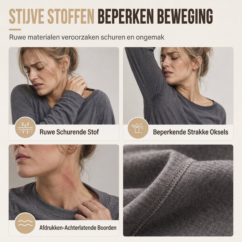 💋Geniet van een 30-daags probleemloos retourbeleid!✅️Casueel los dames T-shirt met ronde hals, lange mouwen en kleurenblok