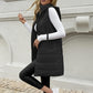 🔥Gratis verzending✈️Dames middel-lengte capuchon gewatteerd vest