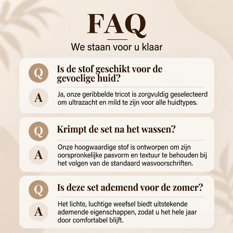 🔥Gratis verzending✈️Dames Pyjamaset met Hartjeborduurwerk en Ribbels