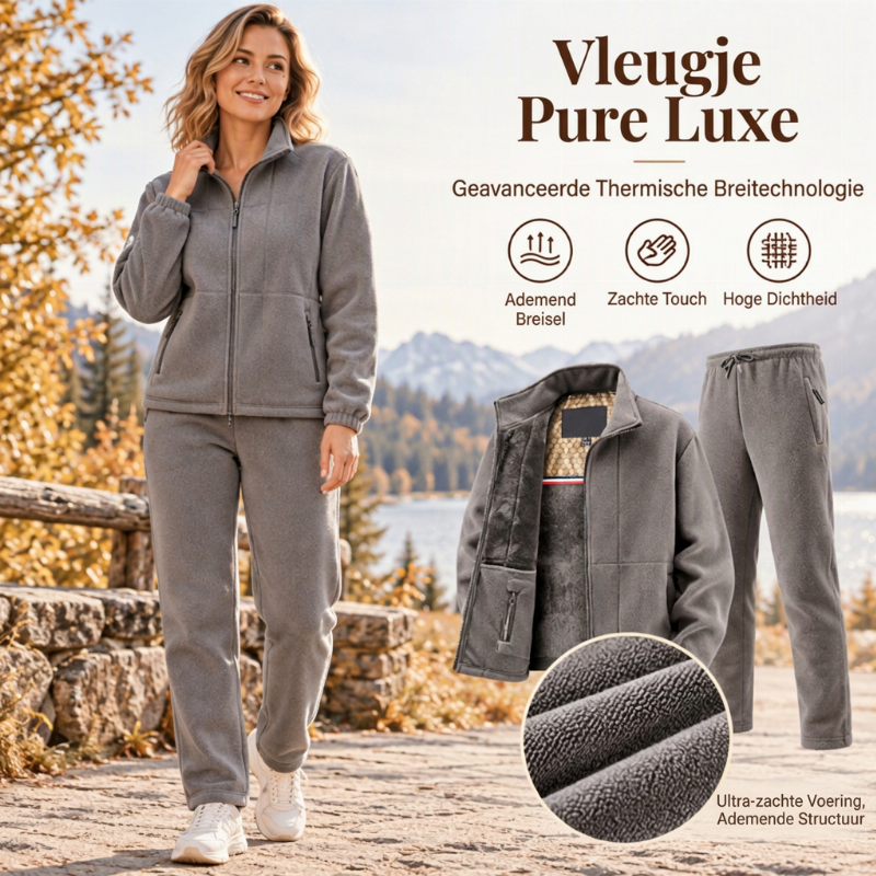 🔥Gratis verzending✈️Unisex casual thermische jas en broek set