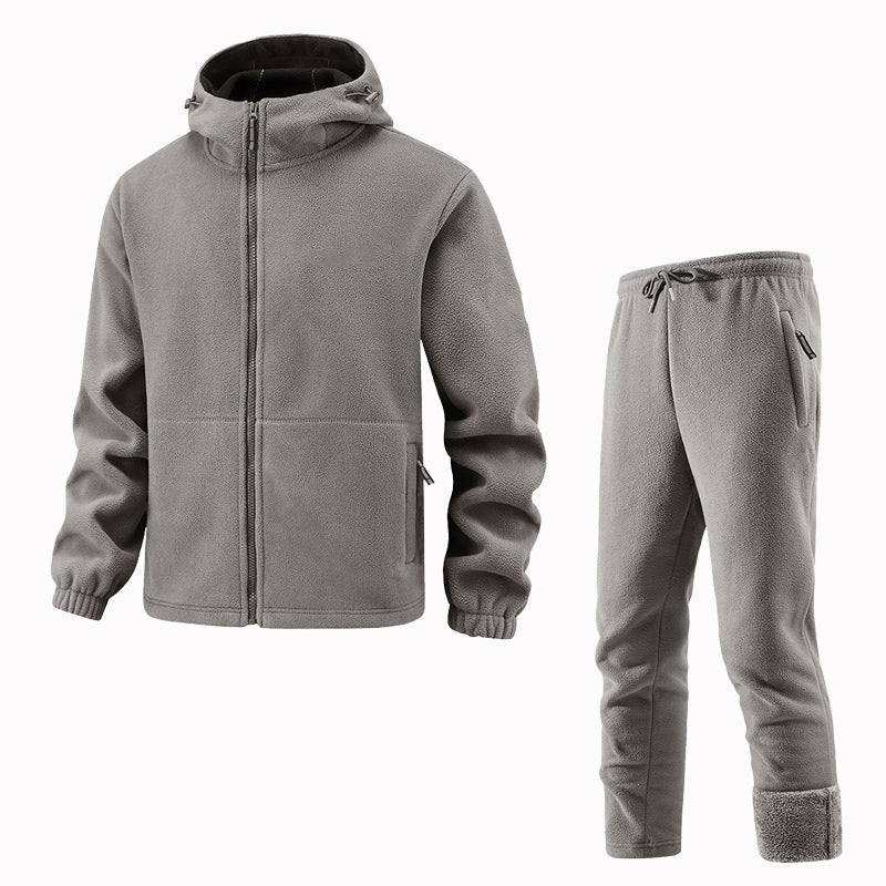 🔥Gratis verzending✈️Unisex casual thermische jas en broek set