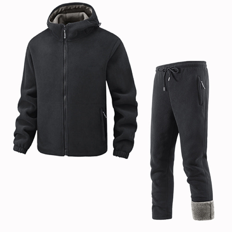 🔥Gratis verzending✈️Unisex casual thermische jas en broek set