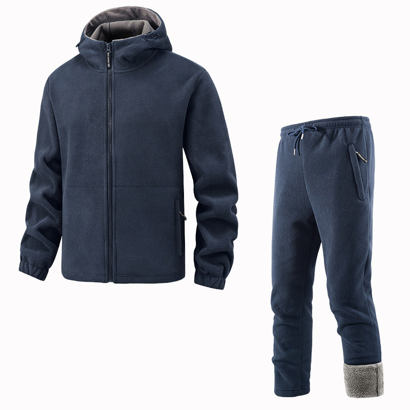 🔥Gratis verzending✈️Unisex casual thermische jas en broek set