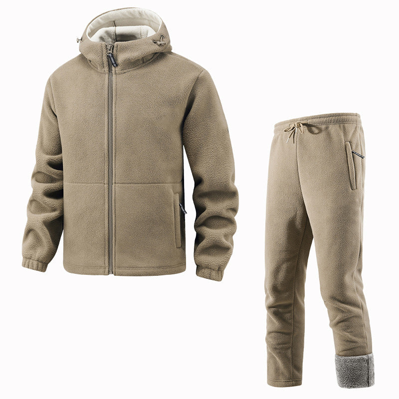 🔥Gratis verzending✈️Unisex casual thermische jas en broek set