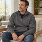 🔥Gratis verzending✈️Warme sweatshirt met halve rits voor heren
