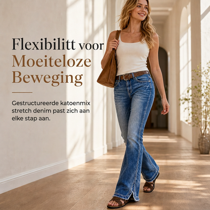 🔥Gratis verzending✈️Dames hoge taille retro flare denim jeans