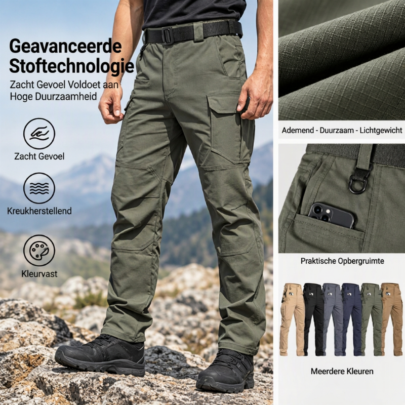 🔥Gratis verzending✈️Duurzame heren cargobroek met meerdere zakken