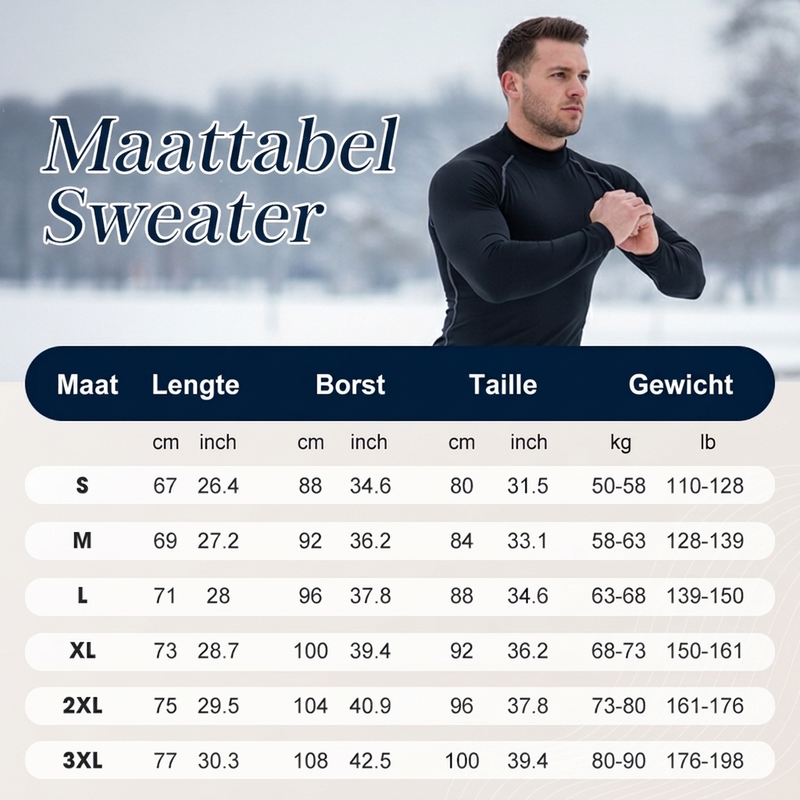 😍🥼Thermisch compressie-langemouden shirt voor heren
