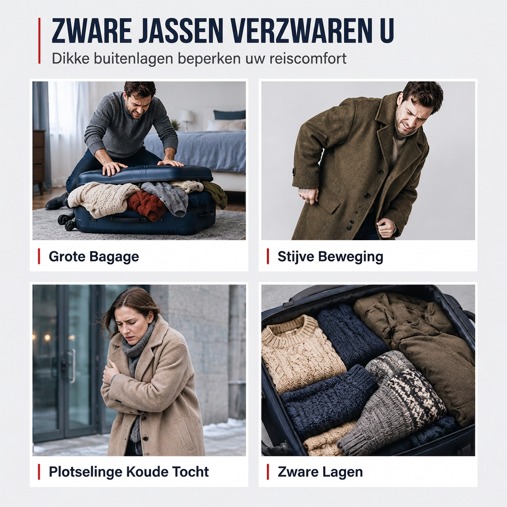 🔥Gratis verzending✈️Lichtgewicht gewatteerd herfst- en winterjack voor heren van katoen met capuchon, effen kleur, korte lengte