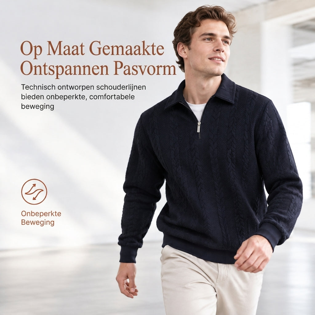 🔥Gratis verzending✈️Heren Casual Jacquard Gebreide Pullover
