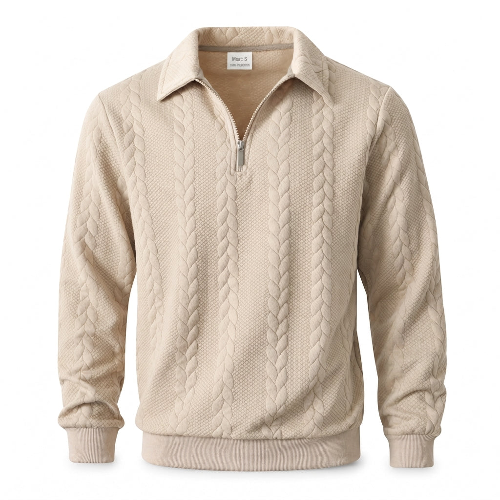 🔥Gratis verzending✈️Heren Casual Jacquard Gebreide Pullover