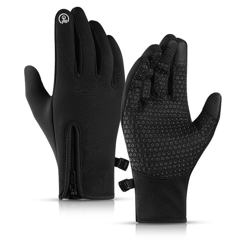 Thermische wielrenhandschoenen voor de winter met touchscreenfunctie