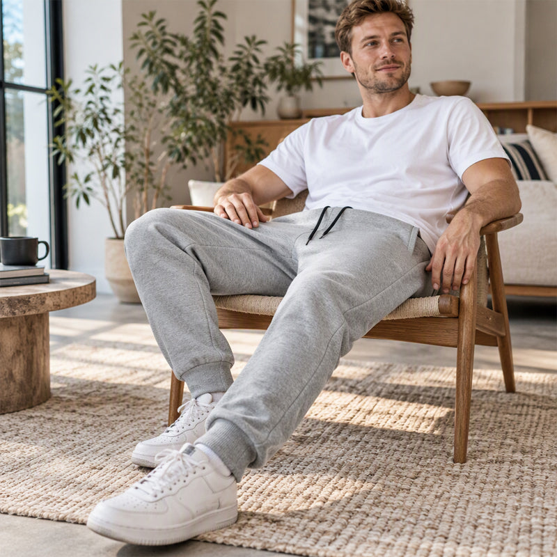👖Warme herenjoggingbroek met ritssluitende zakken