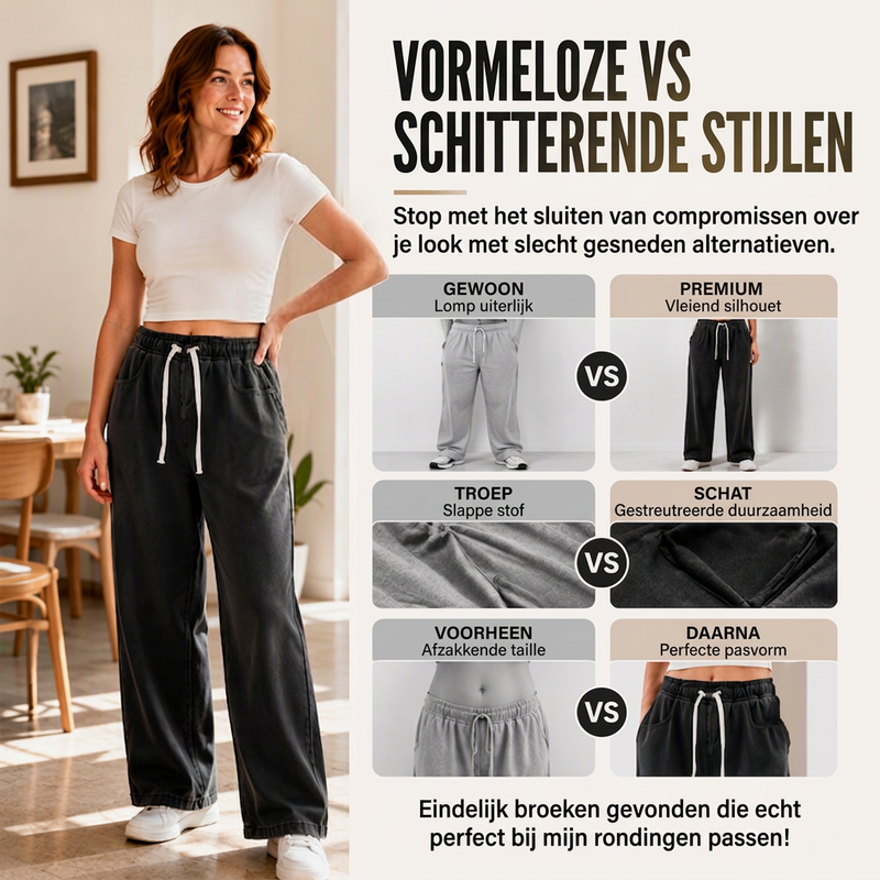 Dames warm gevoerde straight leg denim jeans