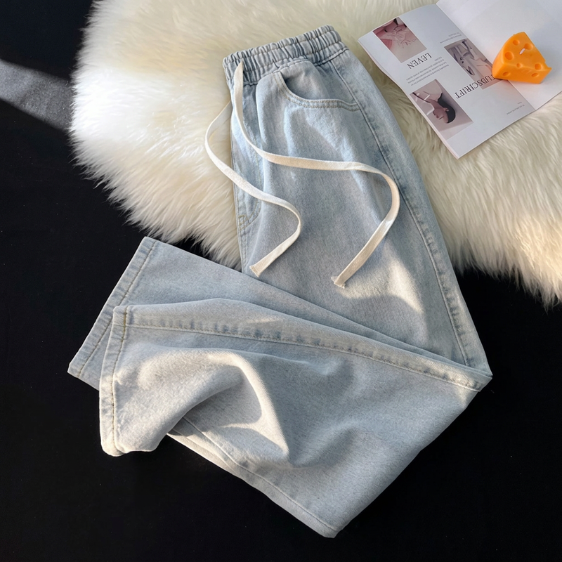 Dames warm gevoerde straight leg denim jeans