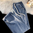 Dames warm gevoerde straight leg denim jeans