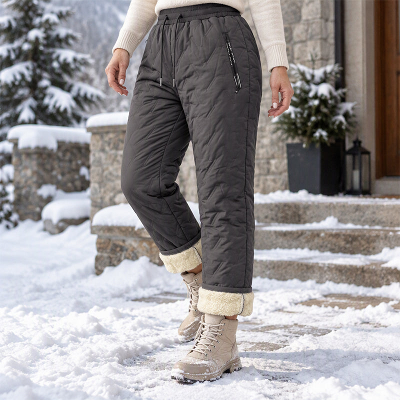 🔥Gratis verzending✈️Dikke winterbroek voor dames met pluche voering