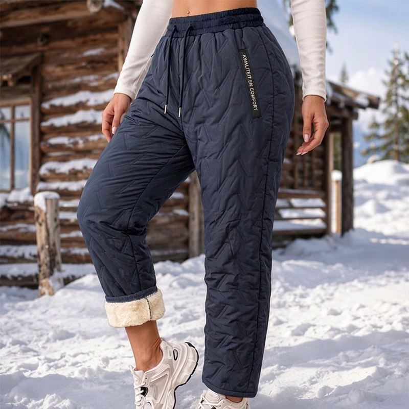 🔥Gratis verzending✈️Dikke winterbroek voor dames met pluche voering