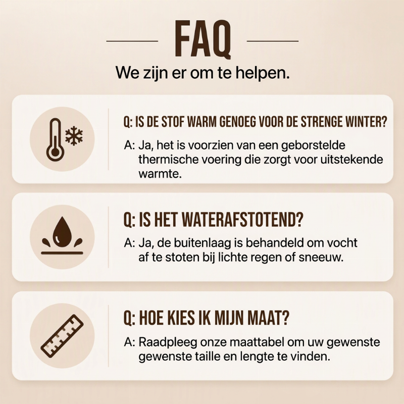 🔥Gratis verzending✈️Waterdichte cargobroek voor heren met zachte voering
