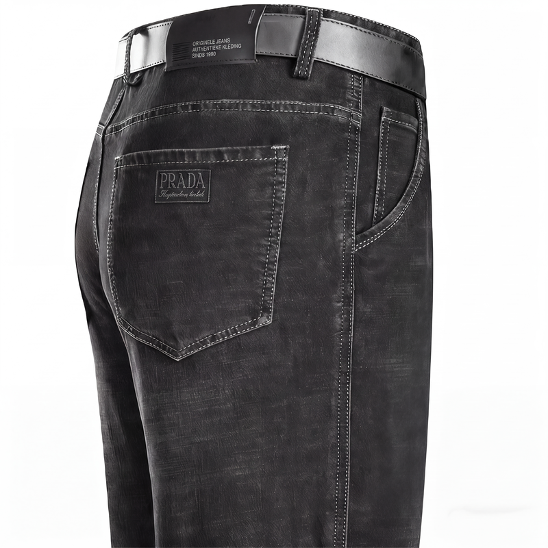 🔥 Winter Deal ✨ Heren Gevoerde Jeans met Rechte Pijpen 👖 Warme Voering, Comfortabele Pasvorm & Klassieke Stijl