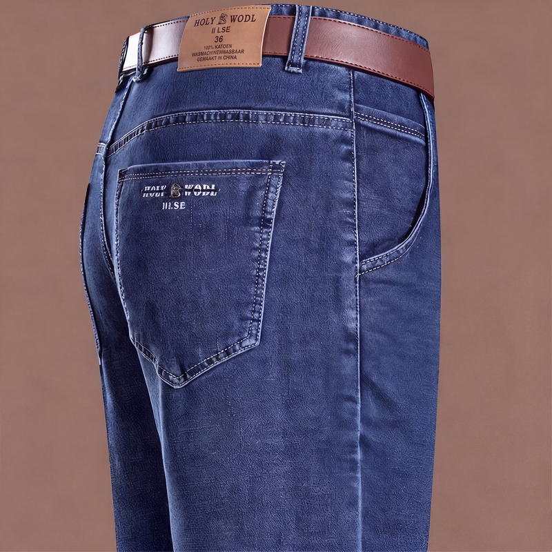 🔥 Winter Deal ✨ Heren Gevoerde Jeans met Rechte Pijpen 👖 Warme Voering, Comfortabele Pasvorm & Klassieke Stijl