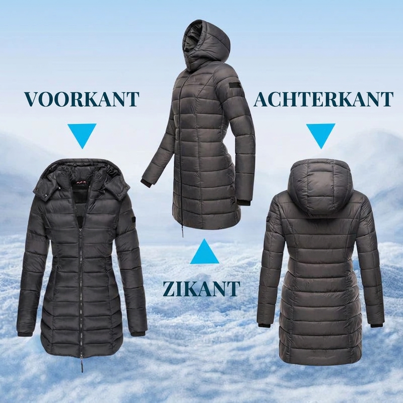 ✨ Lichtgewicht dames winterjas met capuchon — waterafstotend & comfortabel 🧥