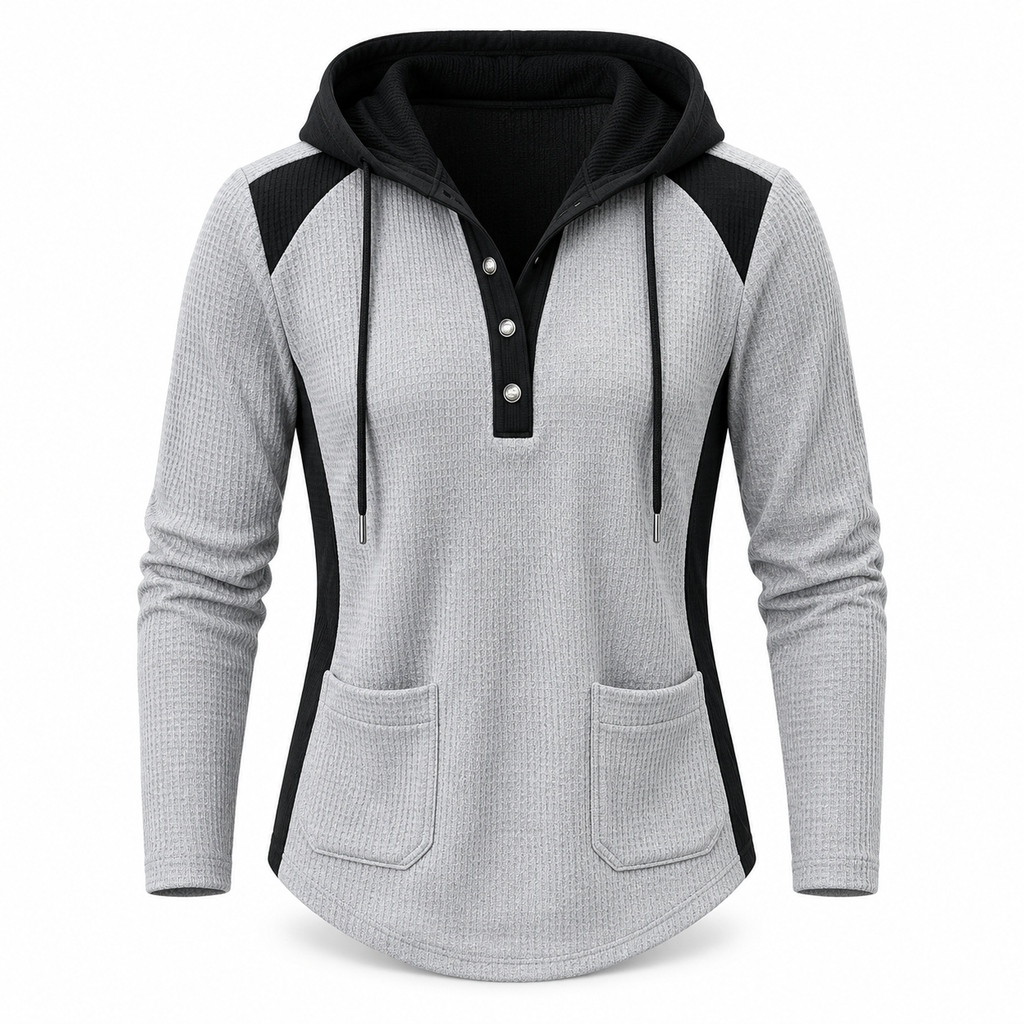🔥Gratis verzending✈️Casual gebreid dames-sweatshirt met V-hals