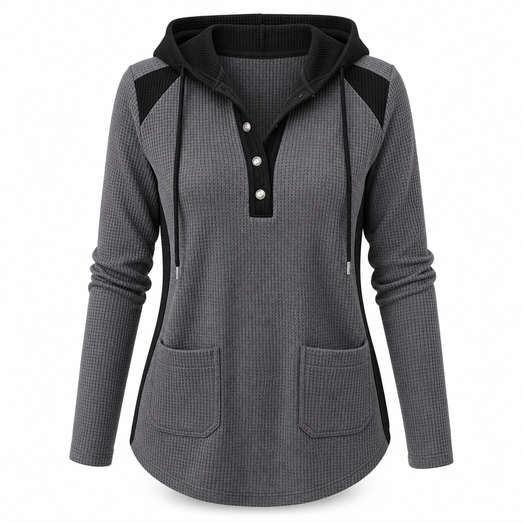 🔥Gratis verzending✈️Casual gebreid dames-sweatshirt met V-hals
