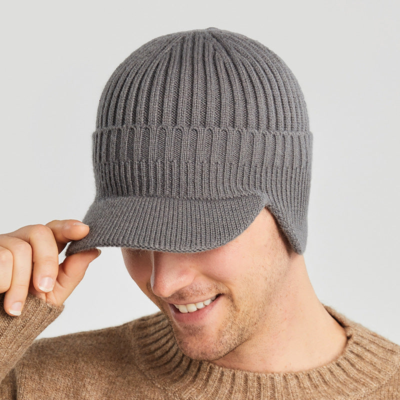 🤩 Haal het vandaag nog voordat het uitverkocht is!👇🎁Muts van gebreide wol voor heren
