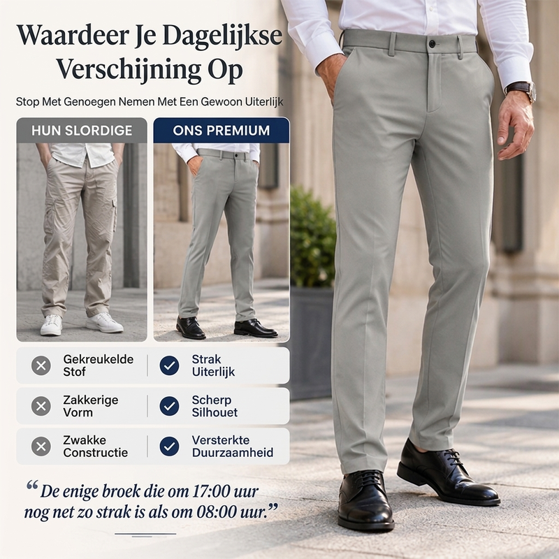 🔥Gratis verzending✈️Sluitende pantalon met middenhoogte voor heren