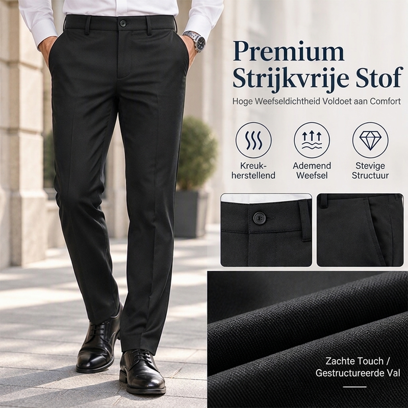 🔥Gratis verzending✈️Sluitende pantalon met middenhoogte voor heren