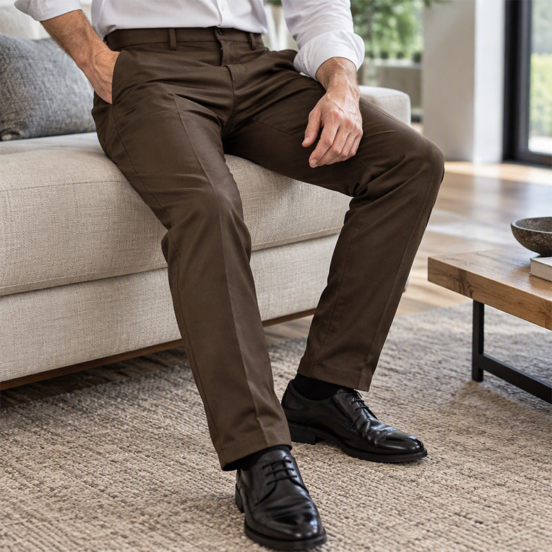🔥Gratis verzending✈️Sluitende pantalon met middenhoogte voor heren