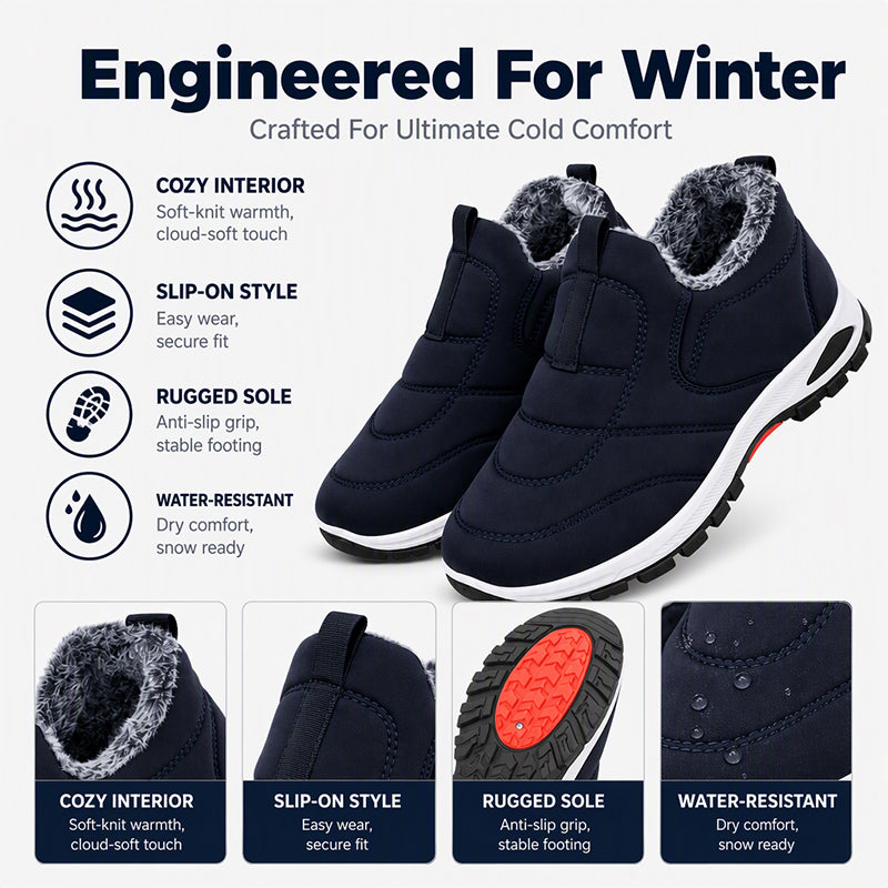 🔥Gratis verzending✈️Unisex warme winterschoenen zonder veters
