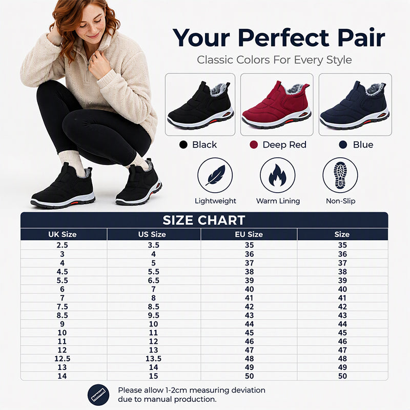 🔥Gratis verzending✈️Unisex warme winterschoenen zonder veters