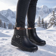 🔥Gratis verzending✈️Dames winterlaarzen van PU-leer met voering van dikke pluche
