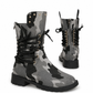 Dames retro Westerse cowboylaarzen grote maten camouflage geklonken hoge laarzen