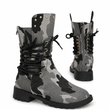 Dames retro Westerse cowboylaarzen grote maten camouflage geklonken hoge laarzen